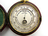 Antique pocket barometer with compass & thermometer circa 1870’s